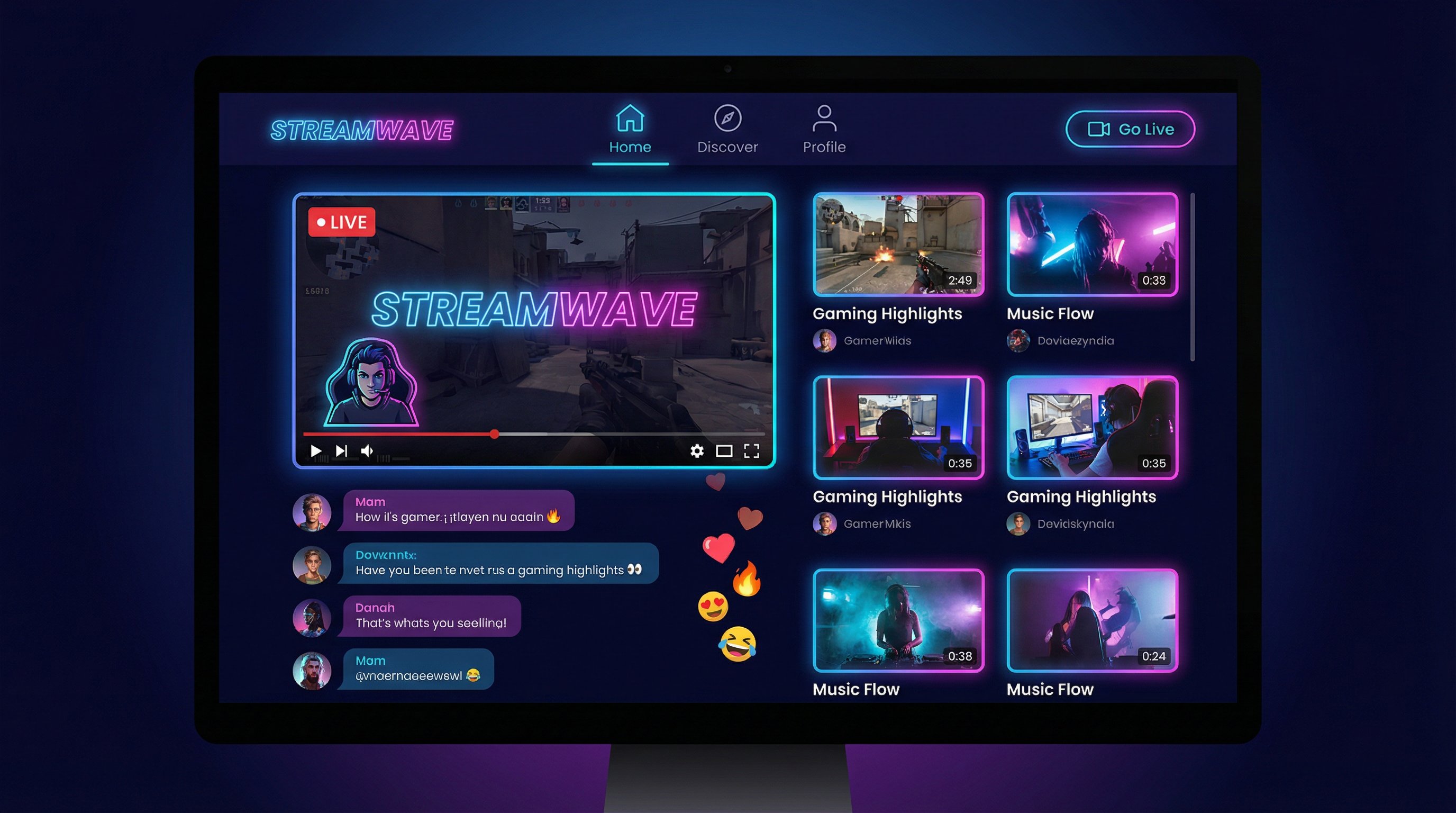 深夜撸片视频社区互动界面